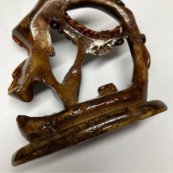 JART Embracing Couple Abstract Face Sculpture Cutout Silhouette Ethnic Tribal - Picture 5 of 10